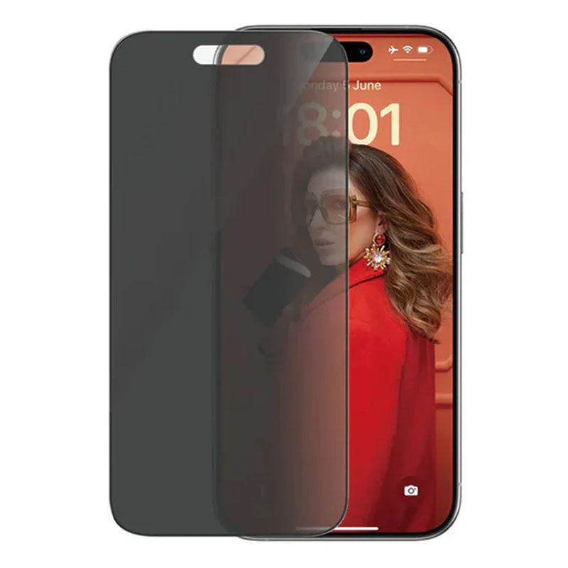 PanzerGlass Ultra Wide Fit Tempered Glass Screen Protector for iPhone 15 Plus - Privacy PanzerGlass Ultra Wide Fit Tempered Glass Screen Protector for iPhone 15 Plus - Privacy